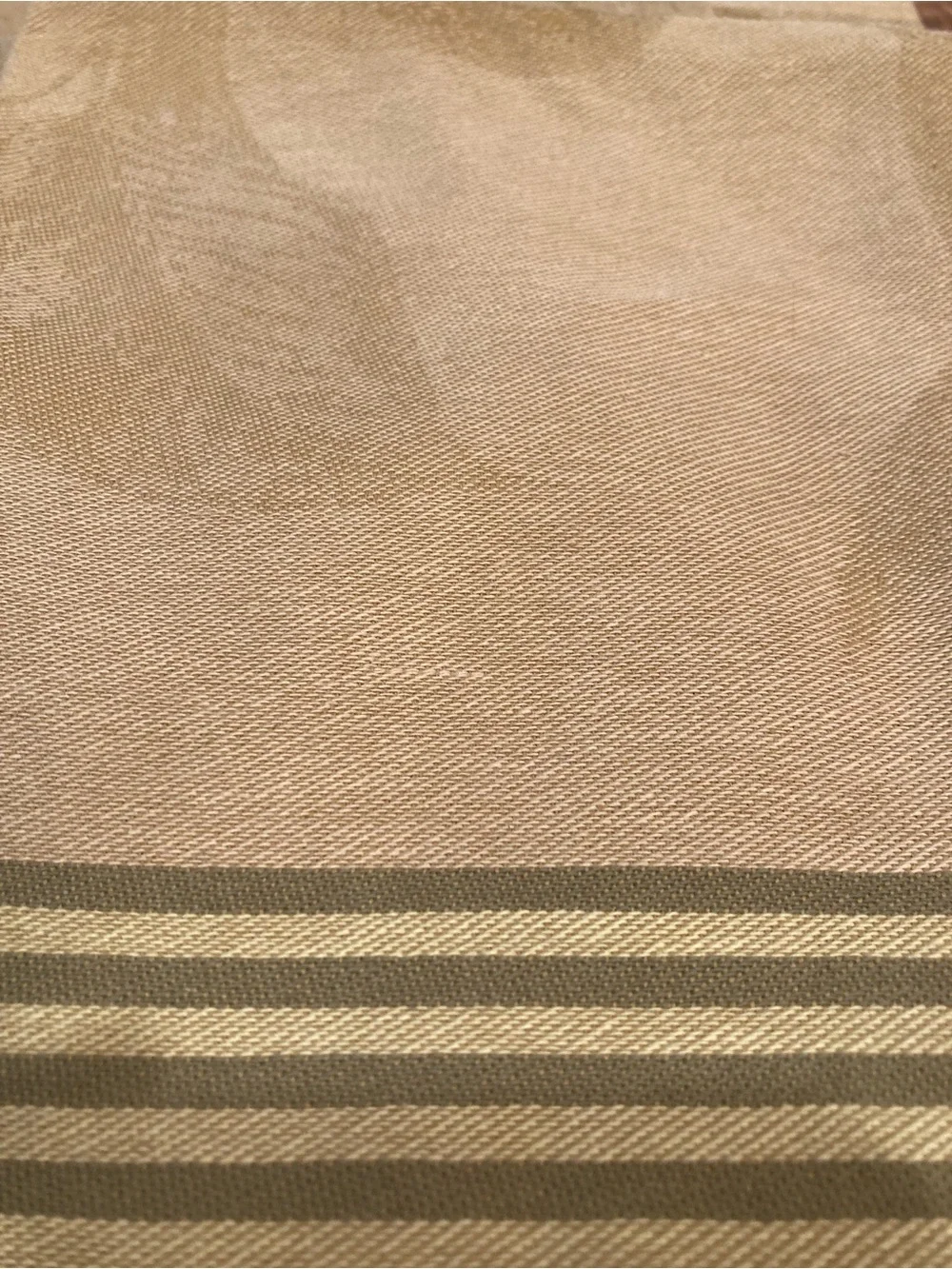 Set of 4 Williams Sonoma Autumn Leaf Jacquard Kitchen Towels - Honey Gold 20x30
